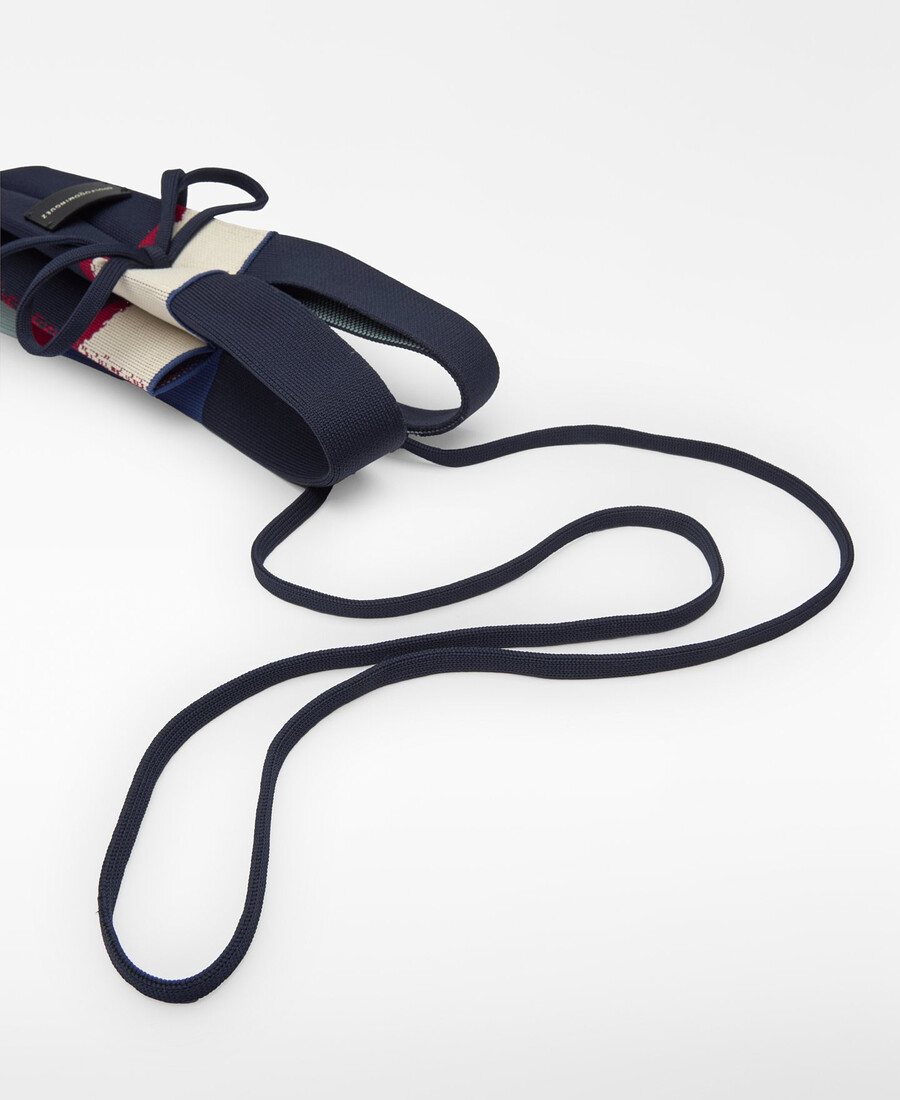 bedruckter gestrickter plissierter handyhalter für damen