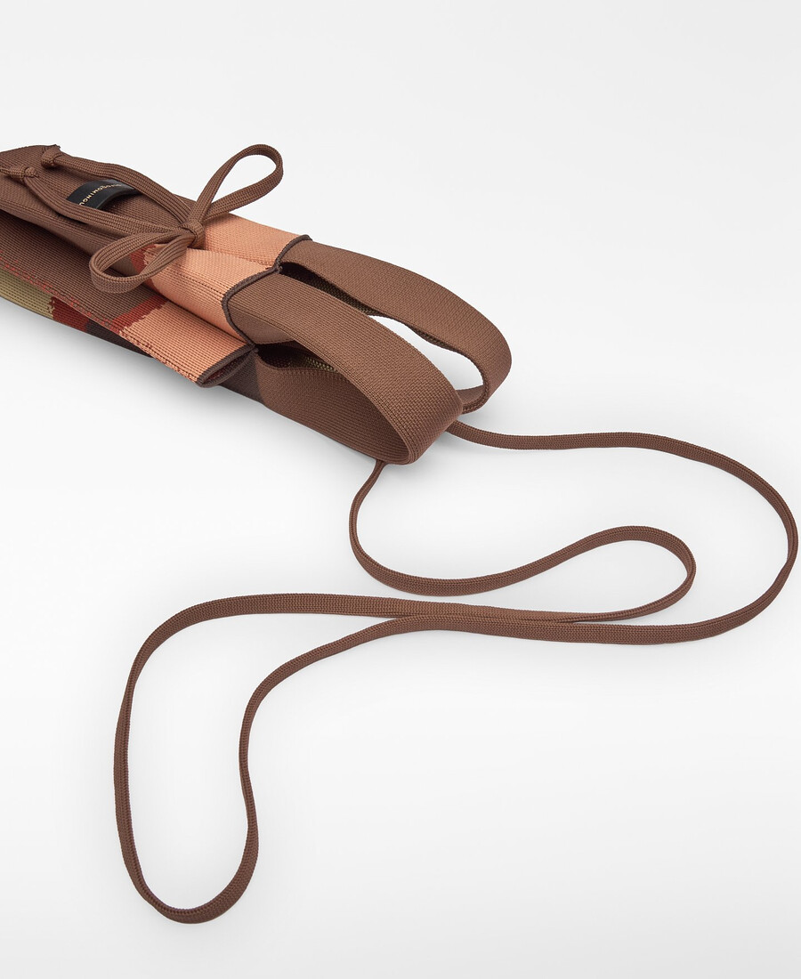 bedruckter gestrickter plissierter handyhalter für damen