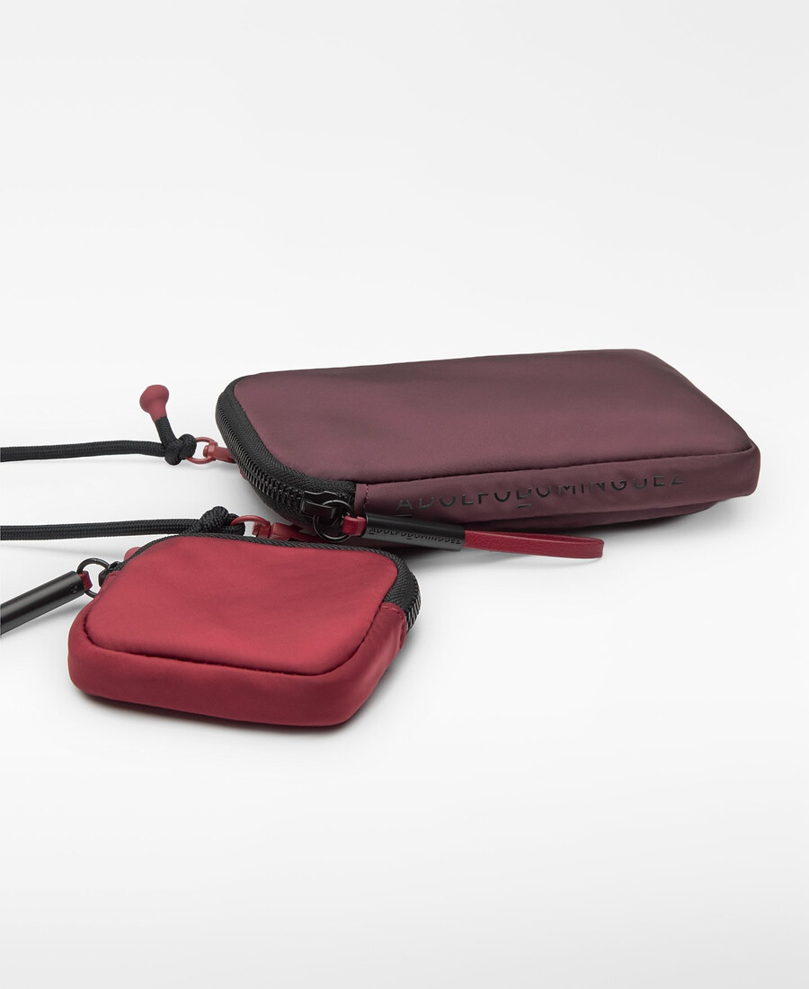 zweifarbiger nylon-handyhalter für damen