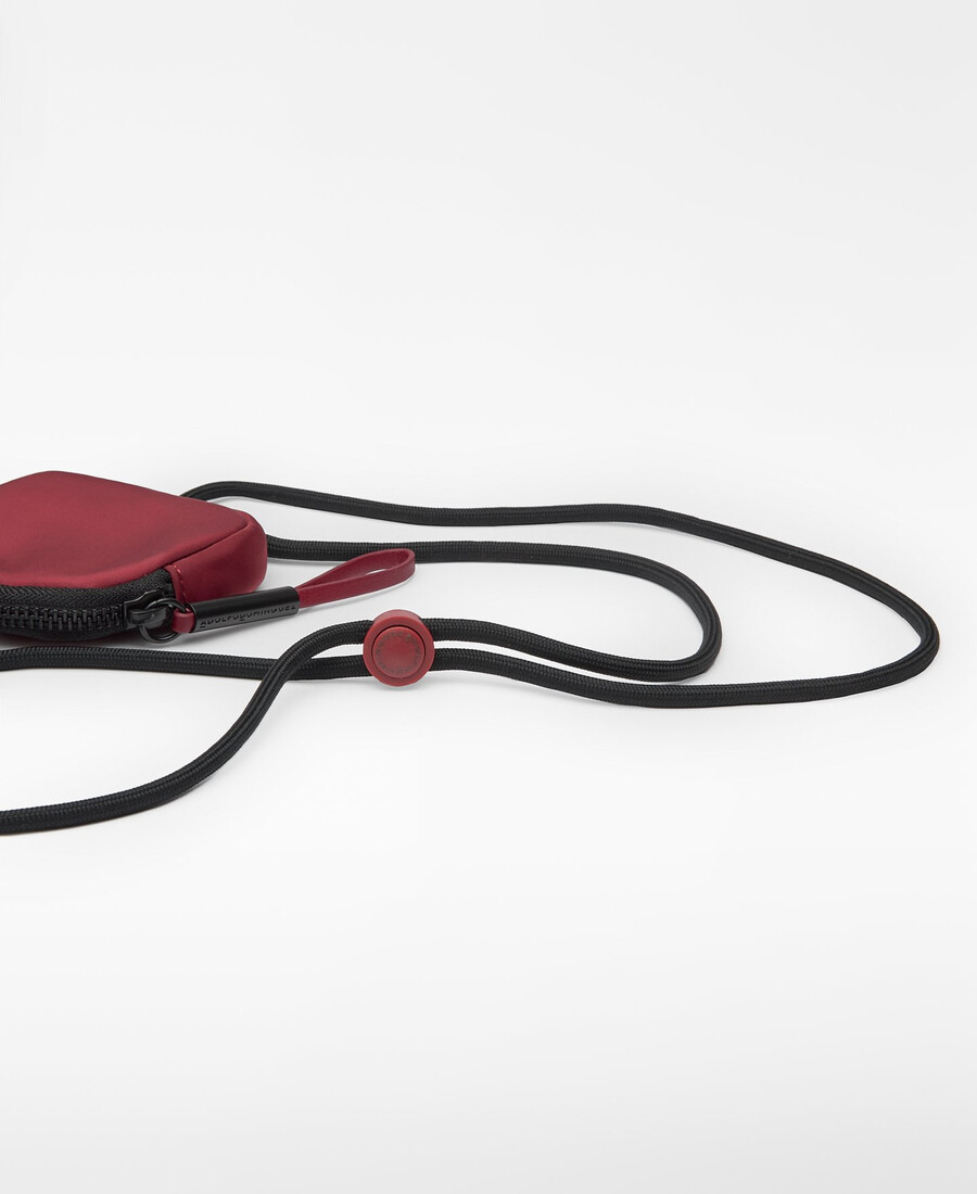 zweifarbiger nylon-handyhalter für damen