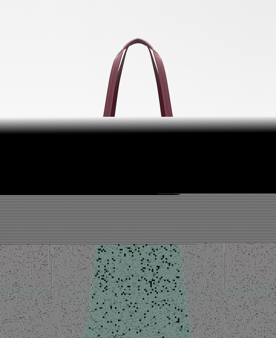 shopper-tasche aus lederkunstleder für damen