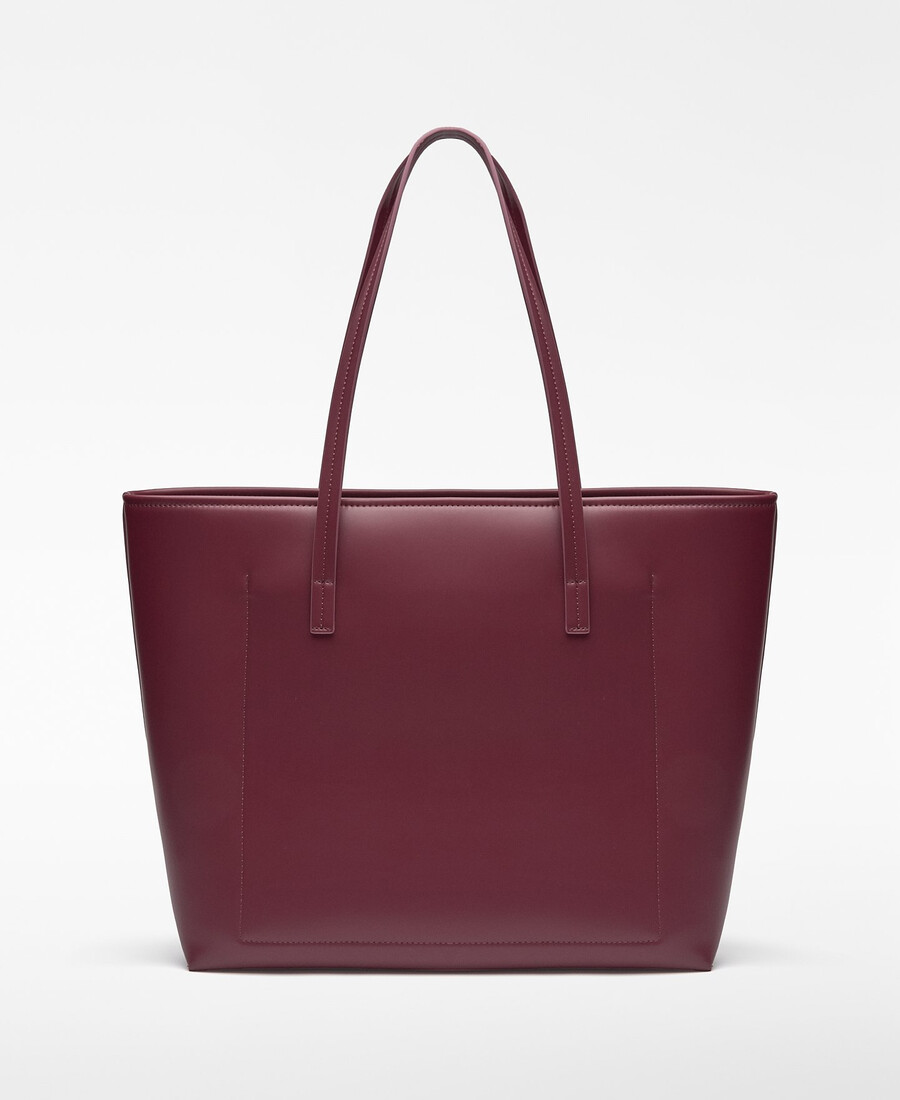 shopper-tasche aus lederkunstleder für damen