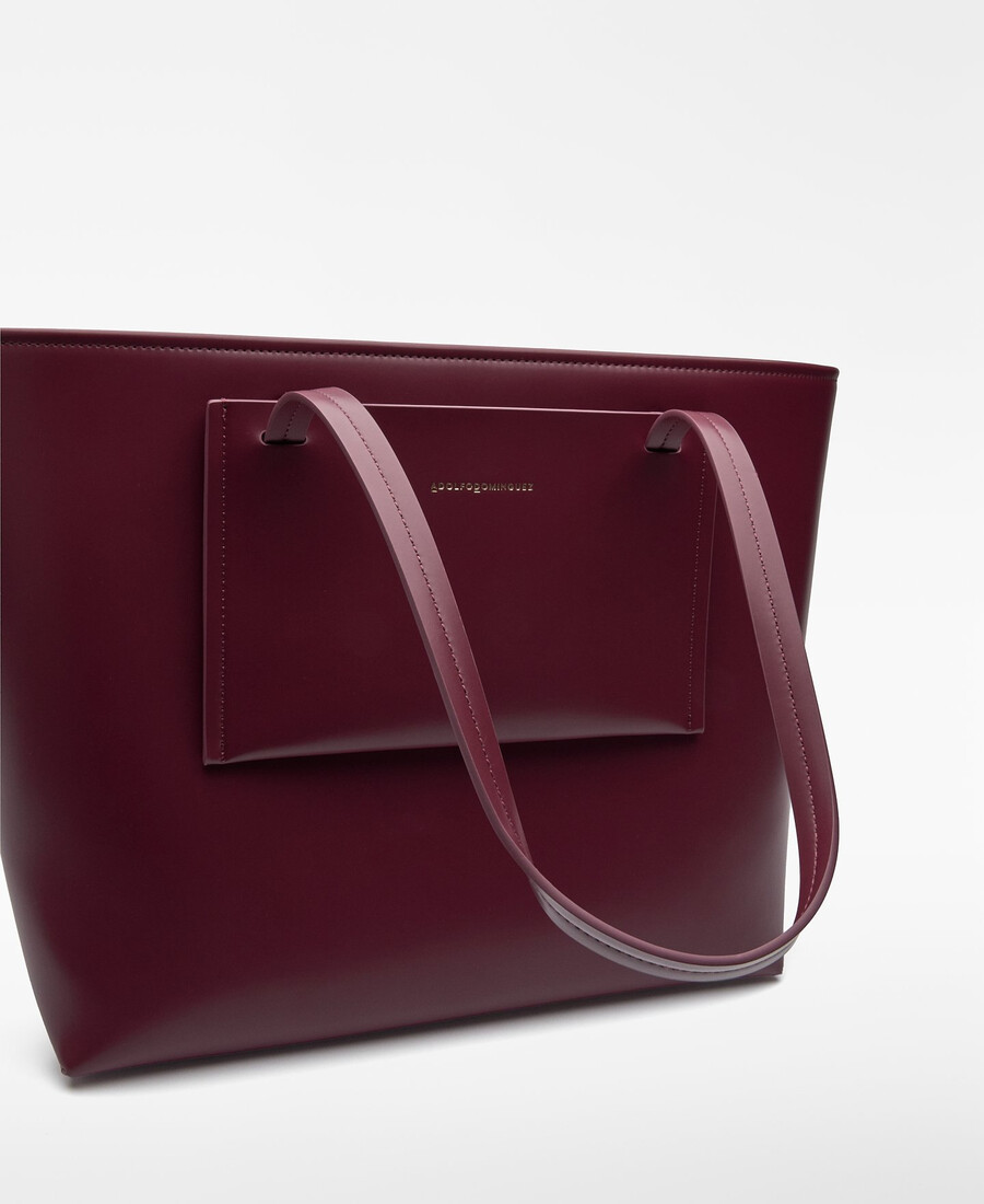 shopper-tasche aus lederkunstleder für damen