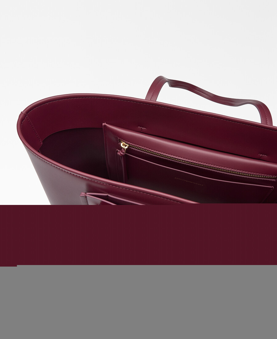 shopper-tasche aus lederkunstleder für damen