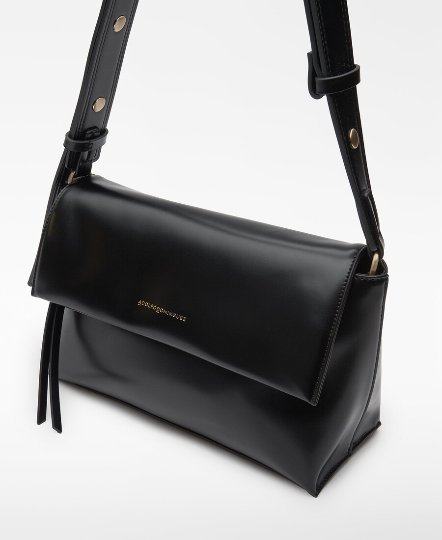 schultertasche aus lederkunstleder für damen