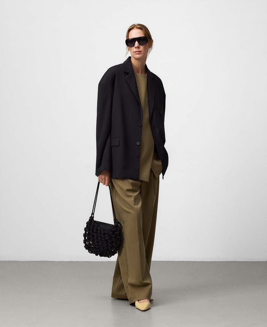 cocktailtasche im röhrenförmigen design für damen