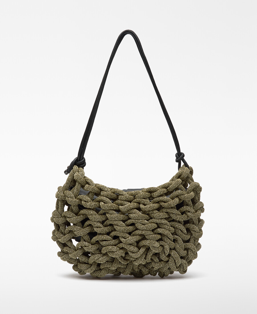cocktailtasche im röhrenförmigen design für damen