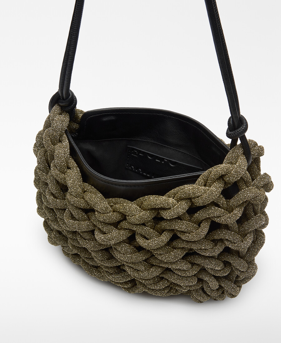cocktailtasche im röhrenförmigen design für damen