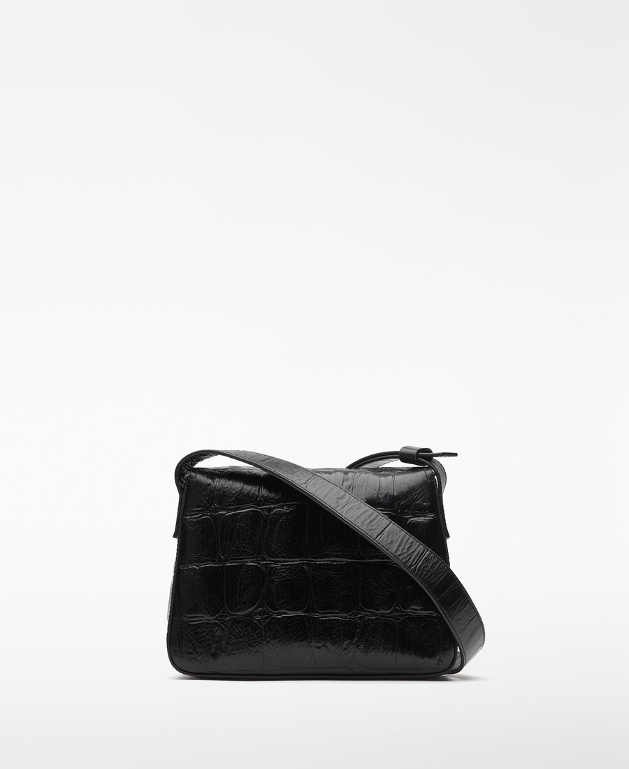 mini-tasche mit krokodilprägung von mica für damen