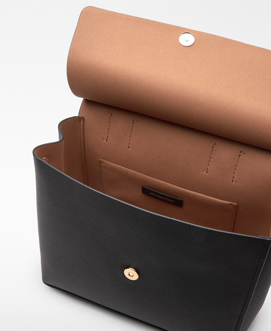 damen-tasche mit glimmerklappe