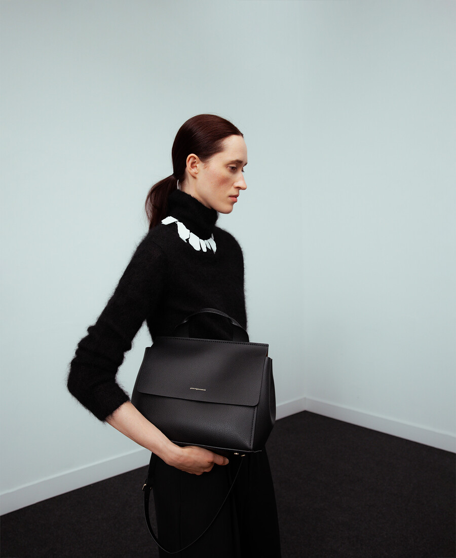 damen-tasche mit glimmerklappe