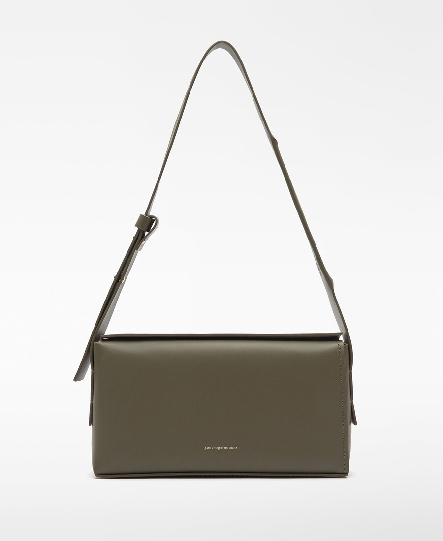 rechteckige schultertasche aus mica für damen