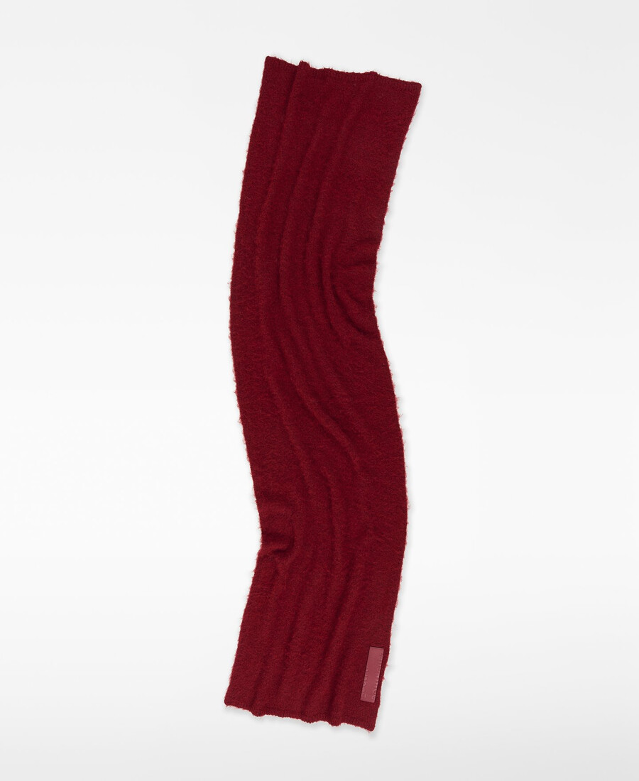 gebürsteter strickschal für damen