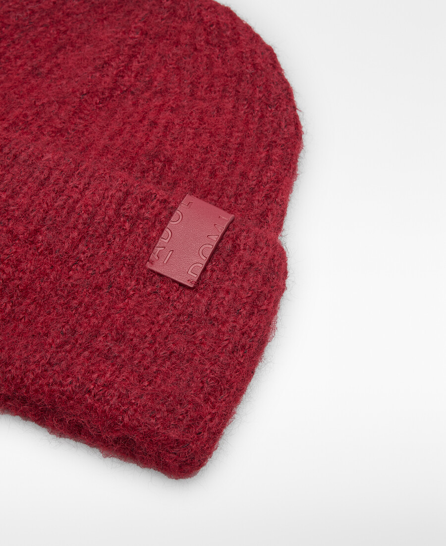 gerippte strickmütze für damen