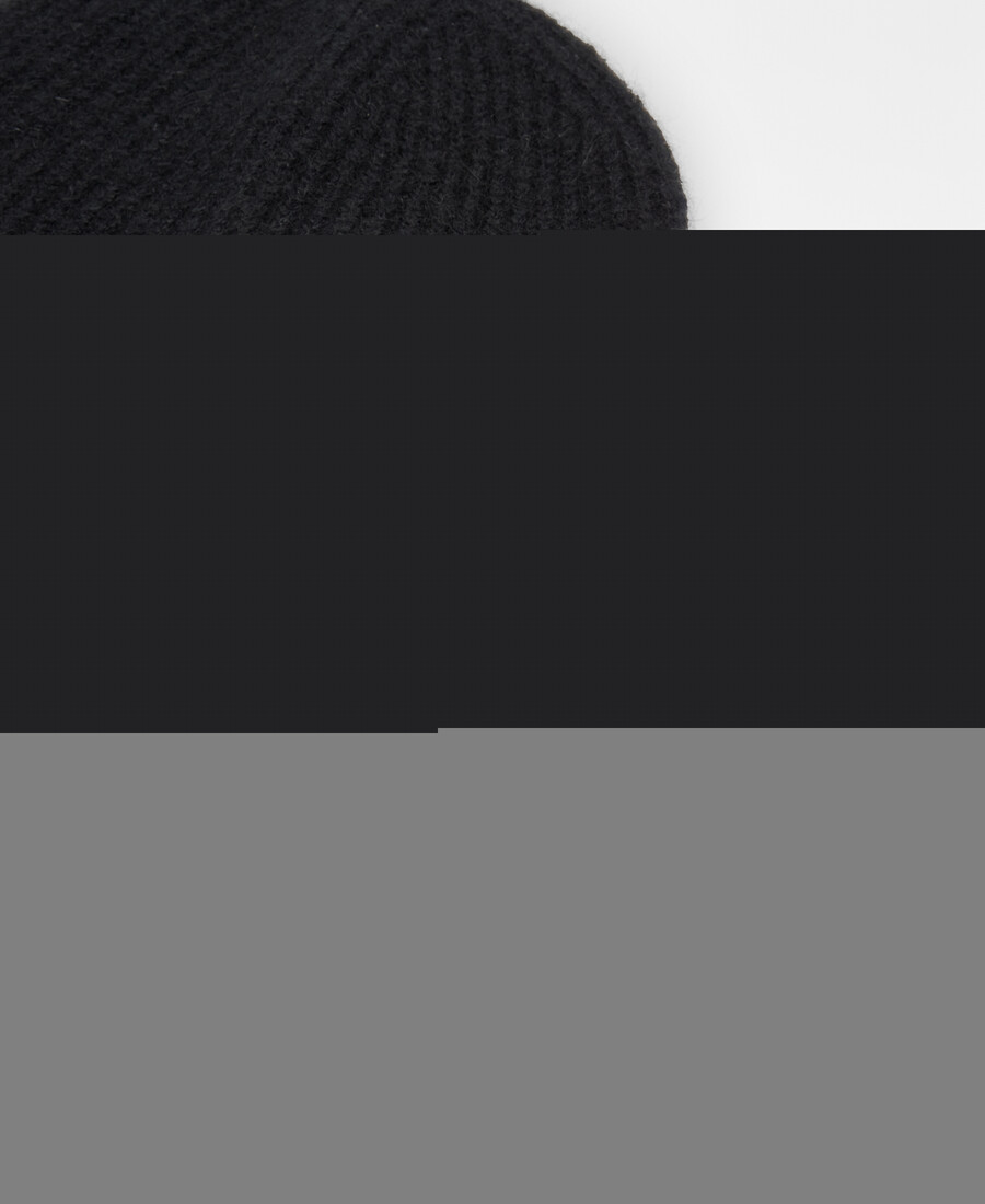 gerippte strickmütze für damen