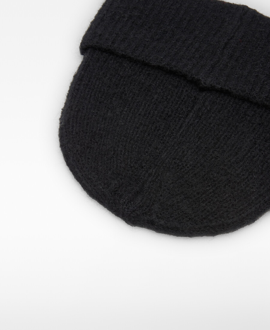 gerippte strickmütze für damen