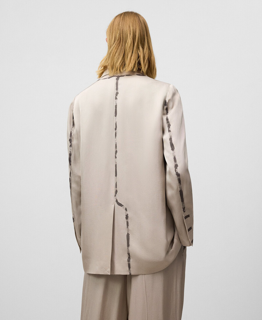 blazer mit farbeffekt für damen