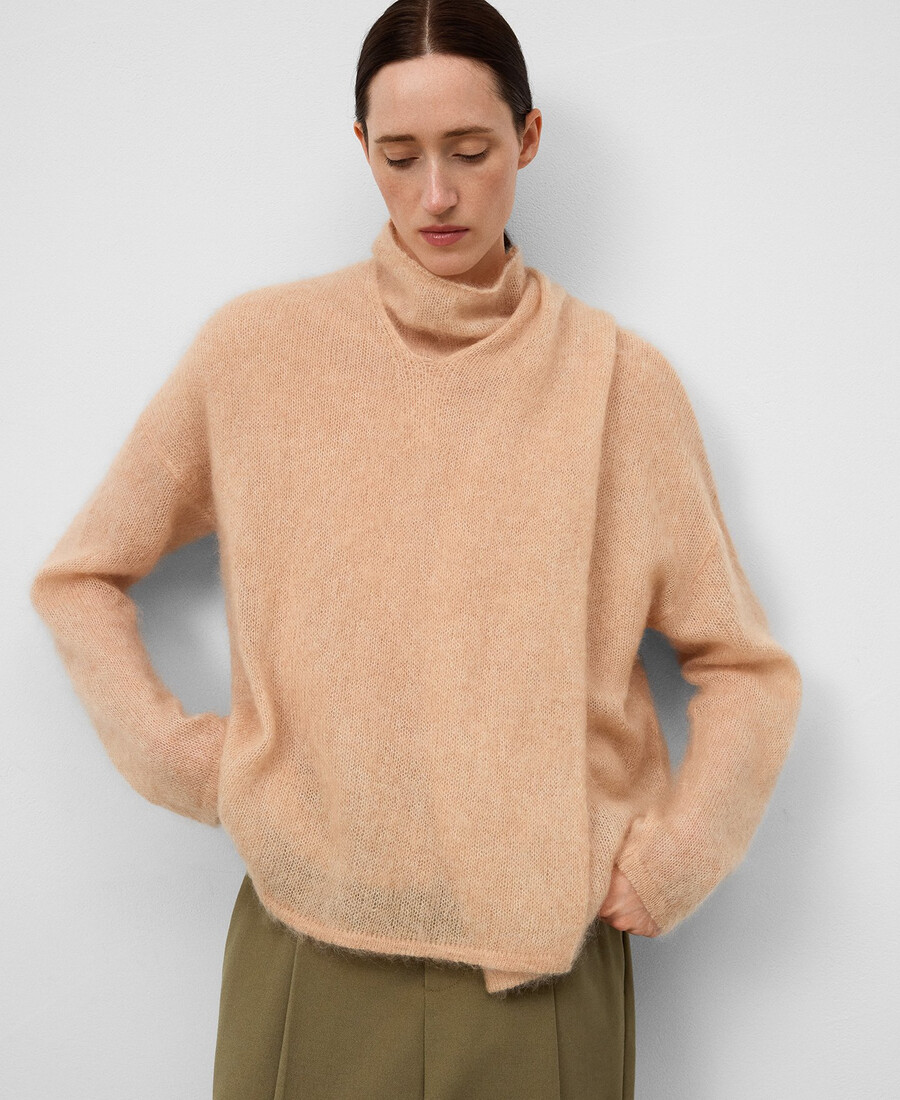 strickjacke mit schalkragen für damen