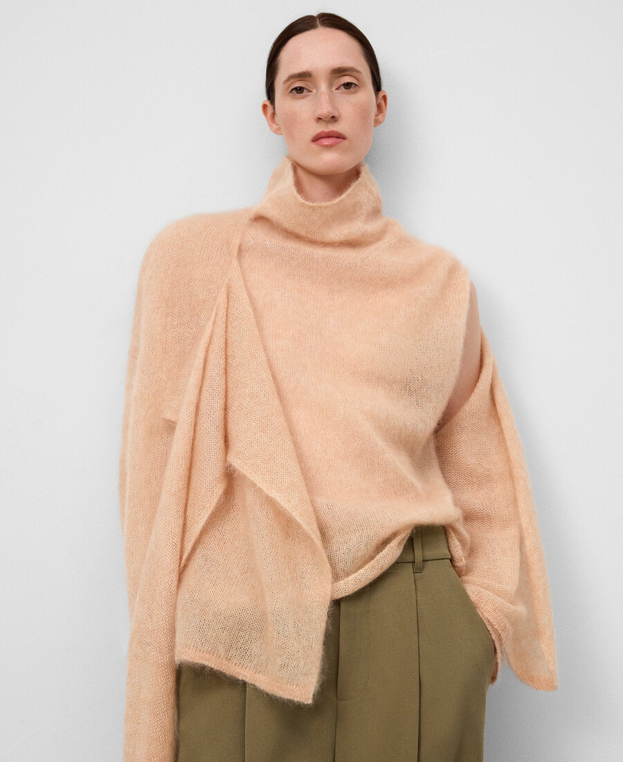 strickjacke mit schalkragen für damen