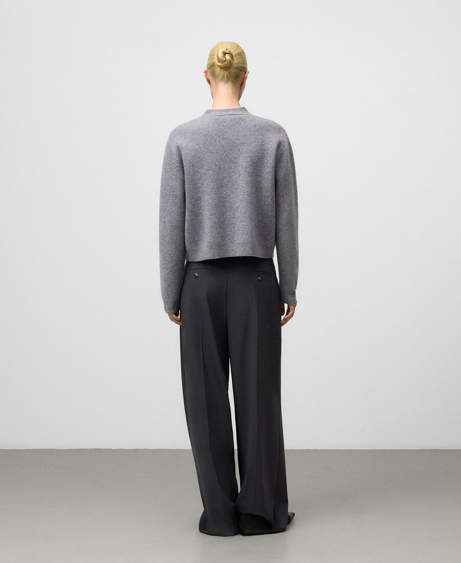 kurzer wollcardigan für damen