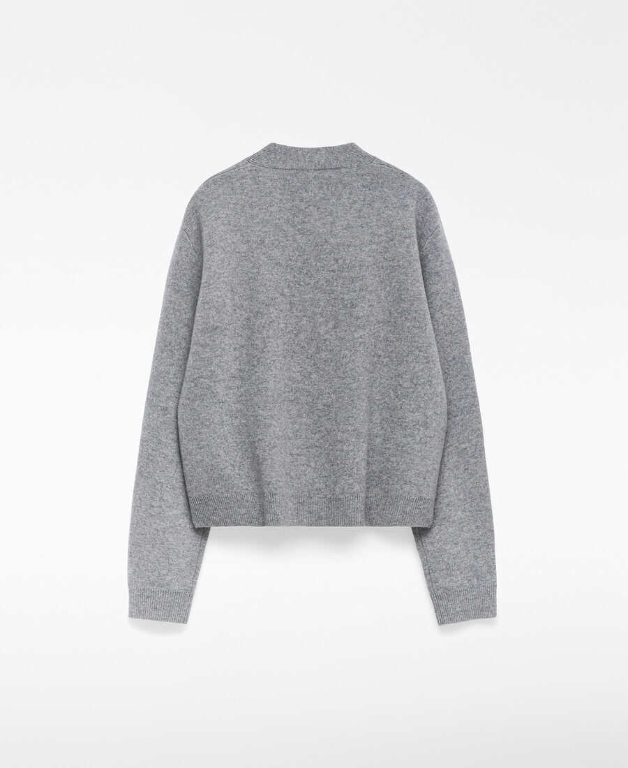 kurzer wollcardigan für damen