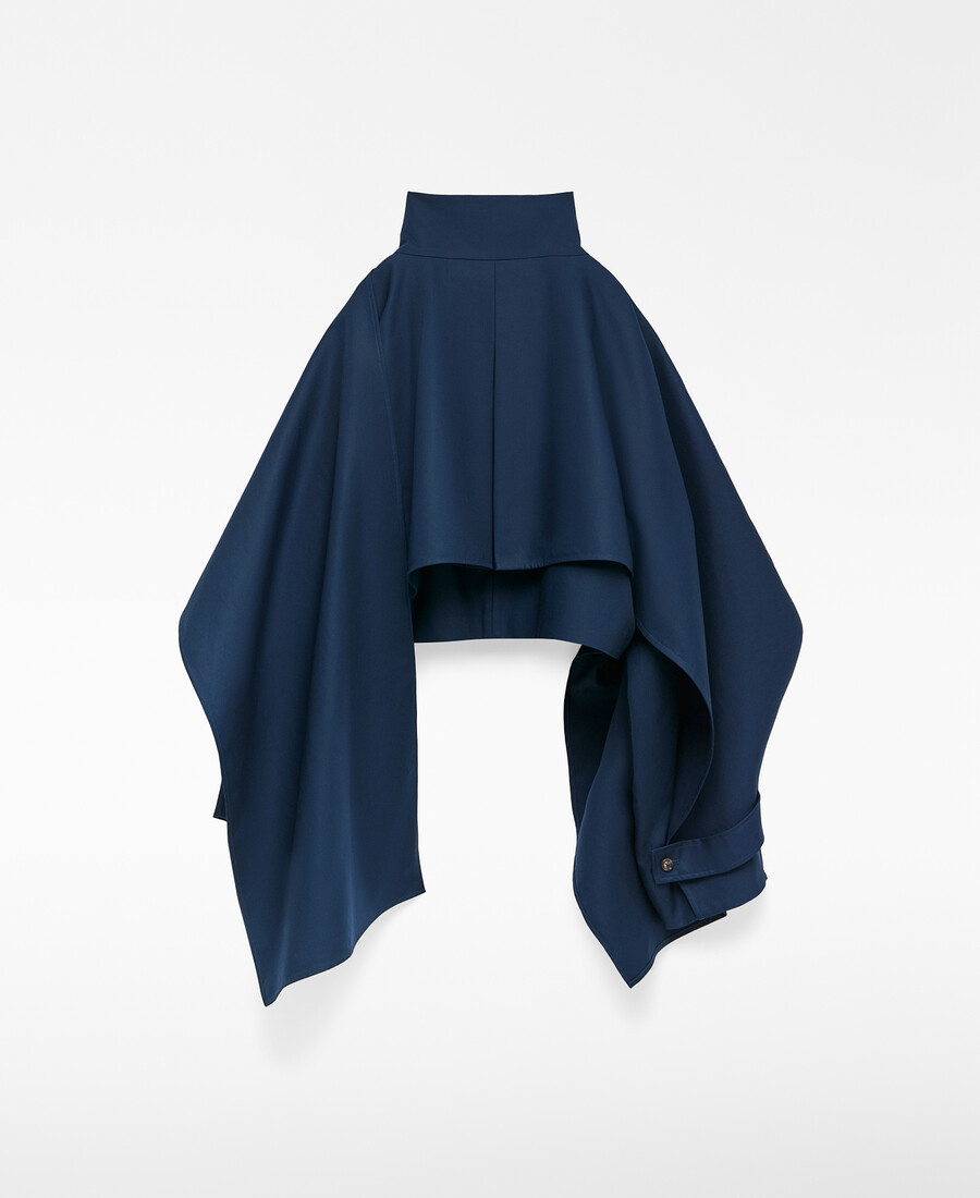 kurzer trenchcoat mit schal frau