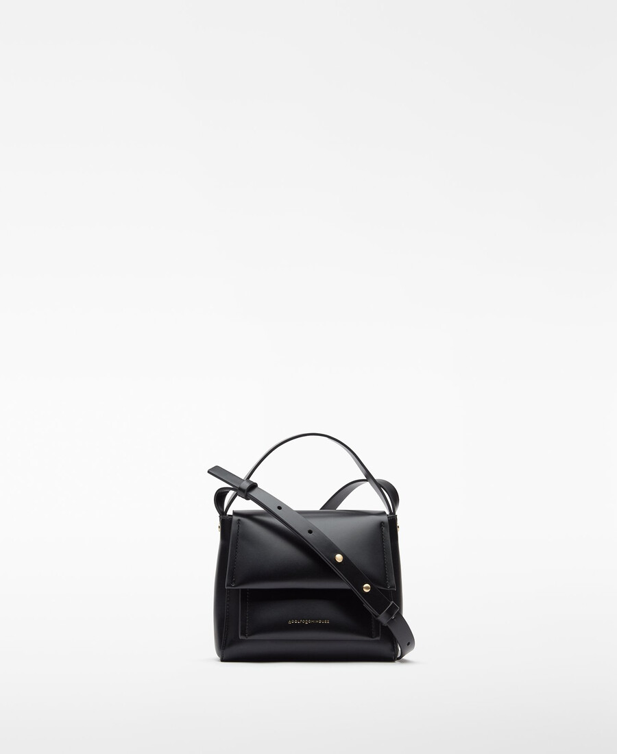 mini-umhängetasche aus ledernicht-leder für damen