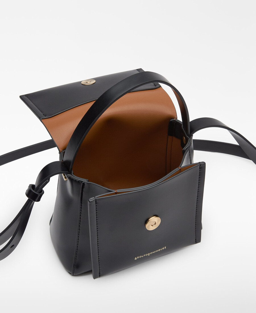 mini-umhängetasche aus ledernicht-leder für damen