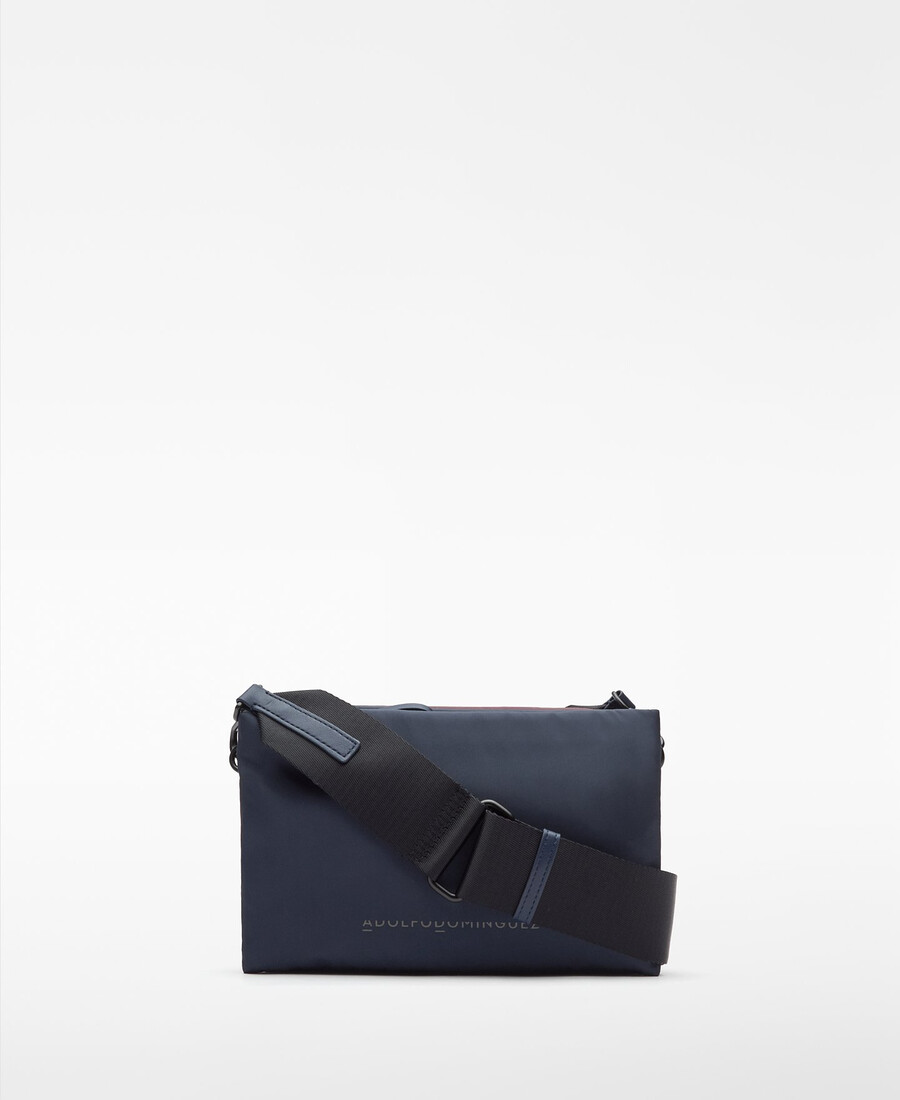 kleine zweifarbige nylon-umhängetasche für damen