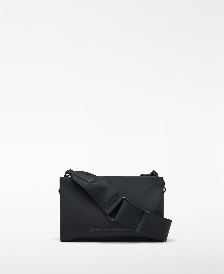 kleine zweifarbige nylon-umhängetasche für damen
