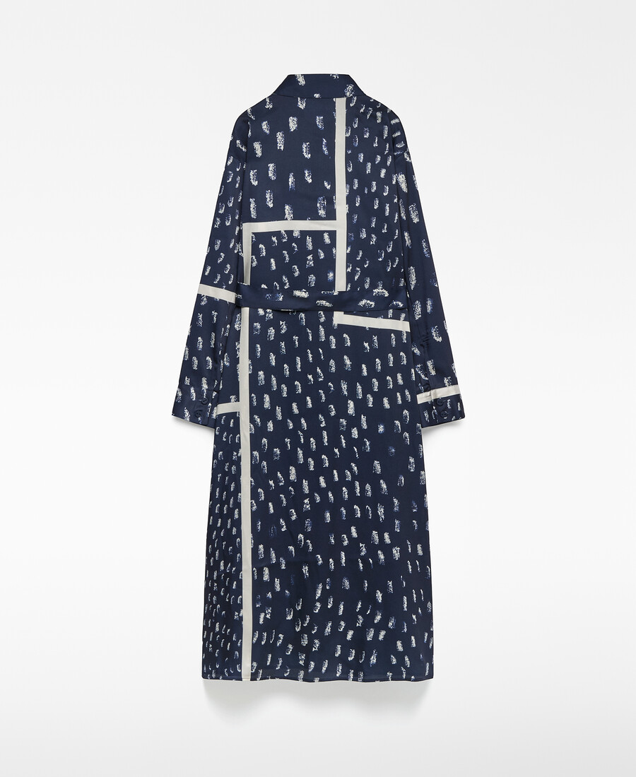 bedrucktes hemdkleid für damen