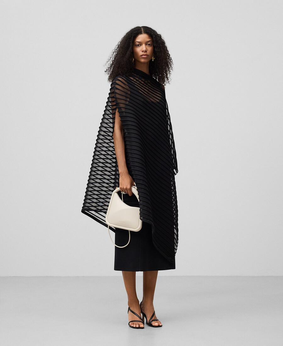 strickkleid in midi-länge für damen
