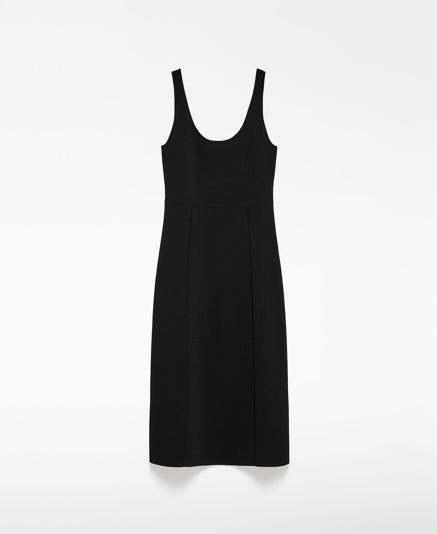 strickkleid in midi-länge für damen
