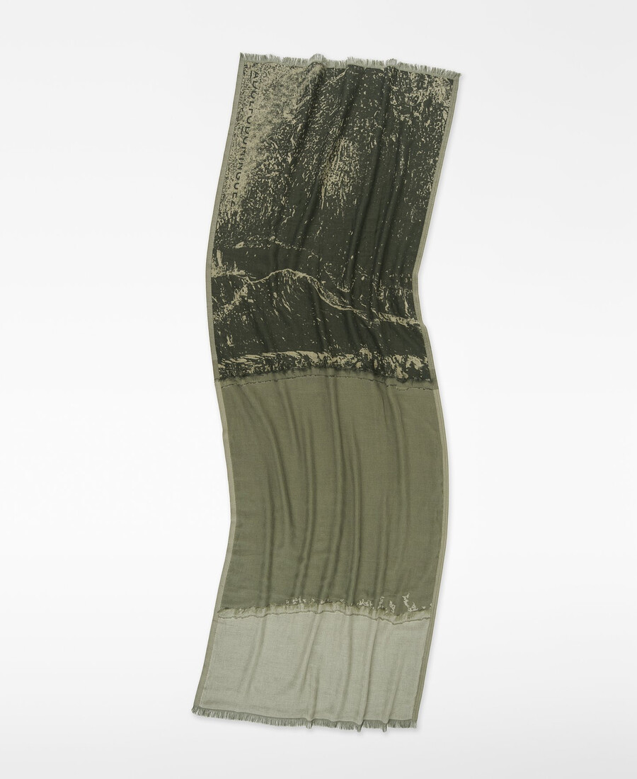 jacquard-bedruckter schal für damen