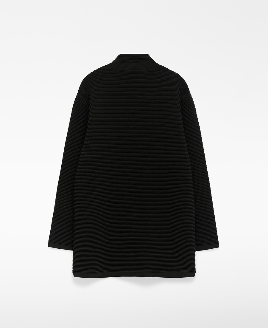 strukturierte strickjacke mit wickeloptik für damen