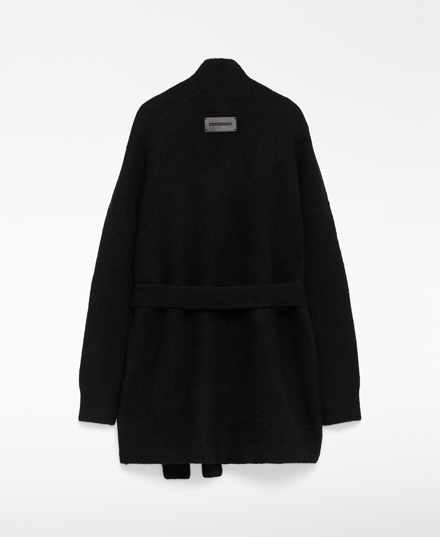 strickjacke mit gürtel für damen