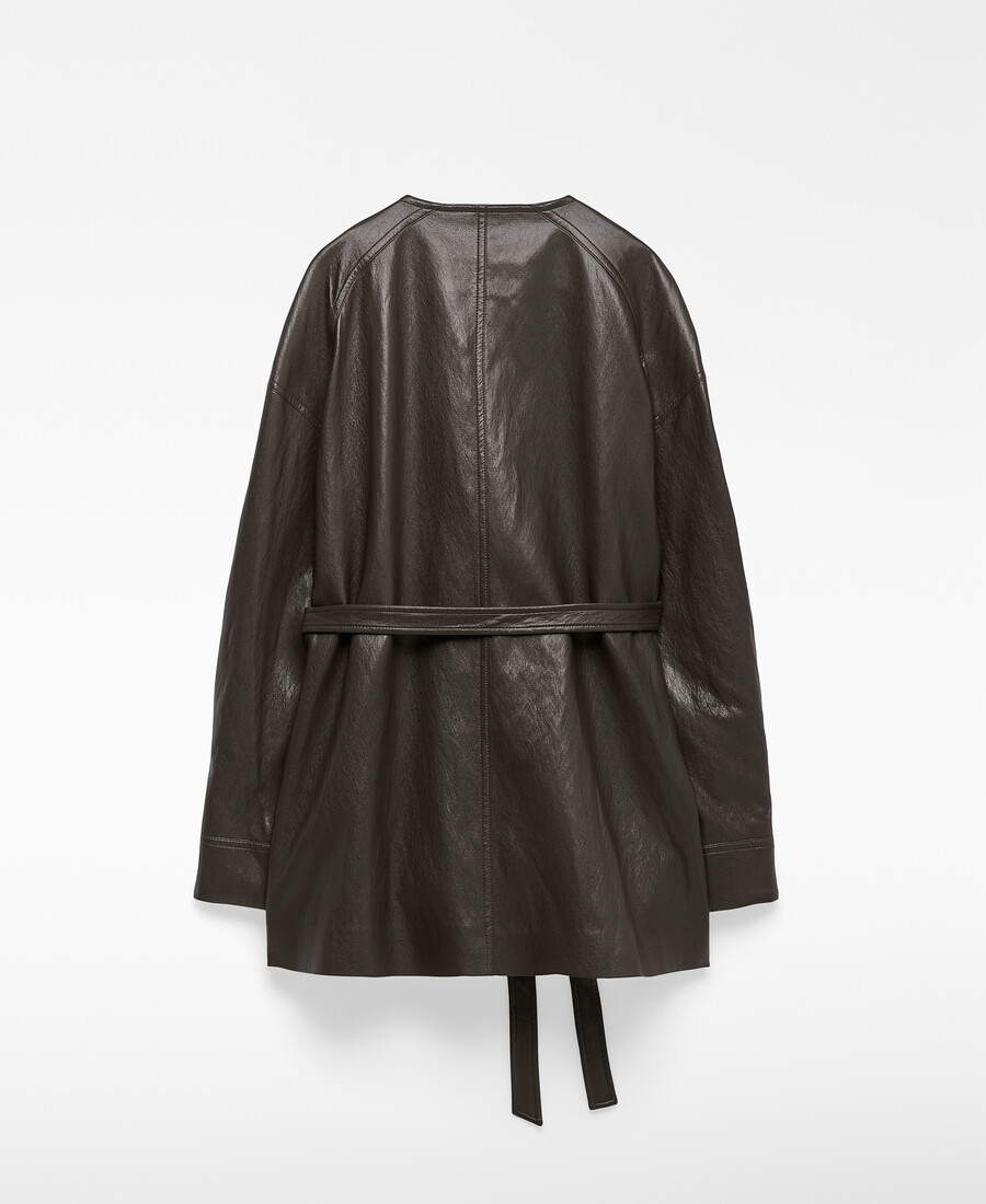 damenjacke mit geradem schnitt nicht aus leder