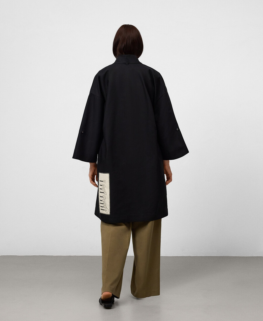 kimono mit dehnbarem joch für frauen