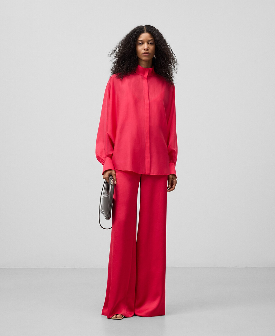 oversized-hemd leicht transparent für damen