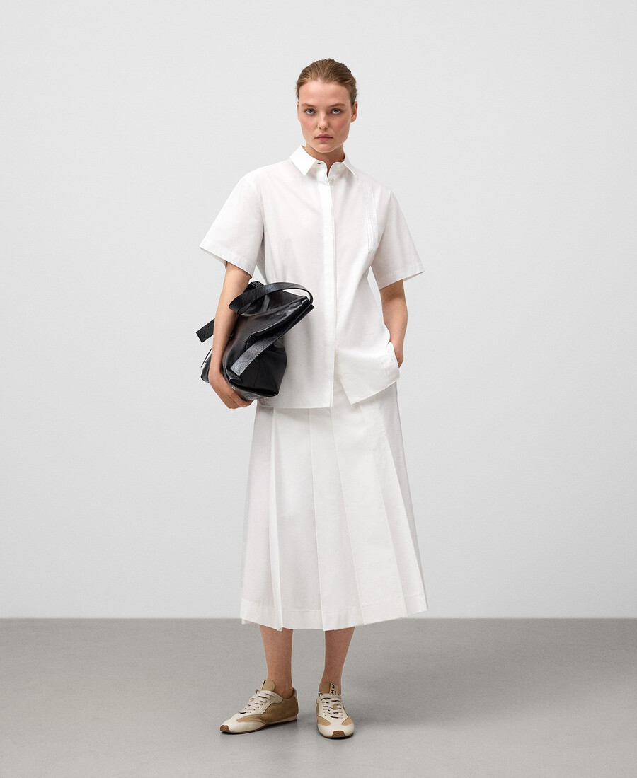 oversize-shirt aus bio-baumwolle für damen