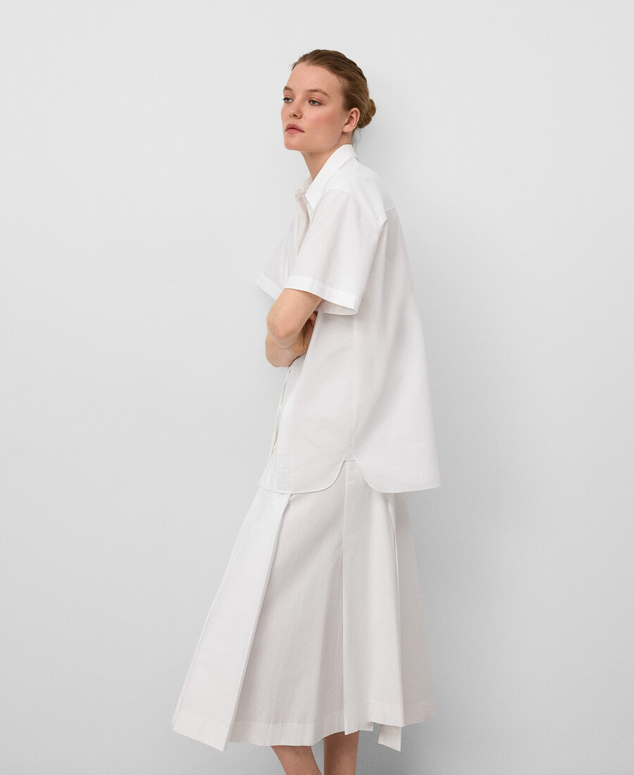 oversize-shirt aus bio-baumwolle für damen
