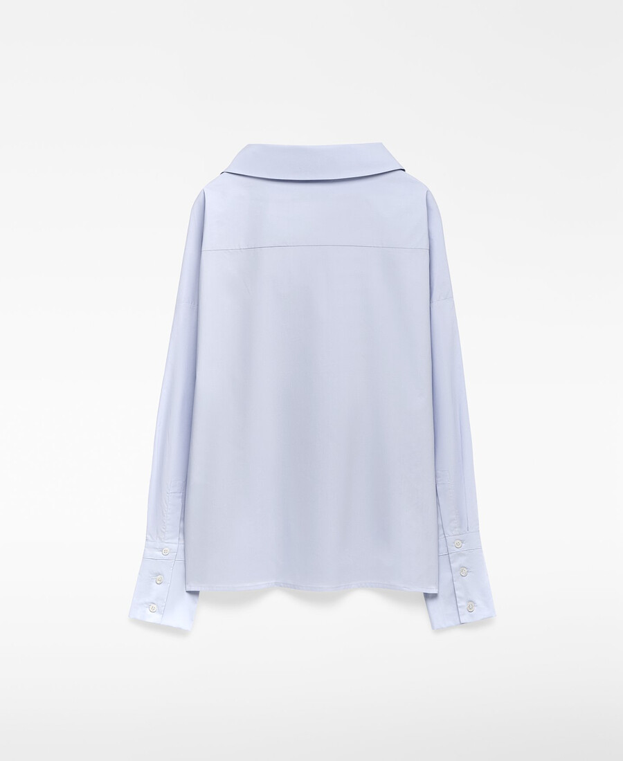 damenbluse mit asymmetrischem reverskragen