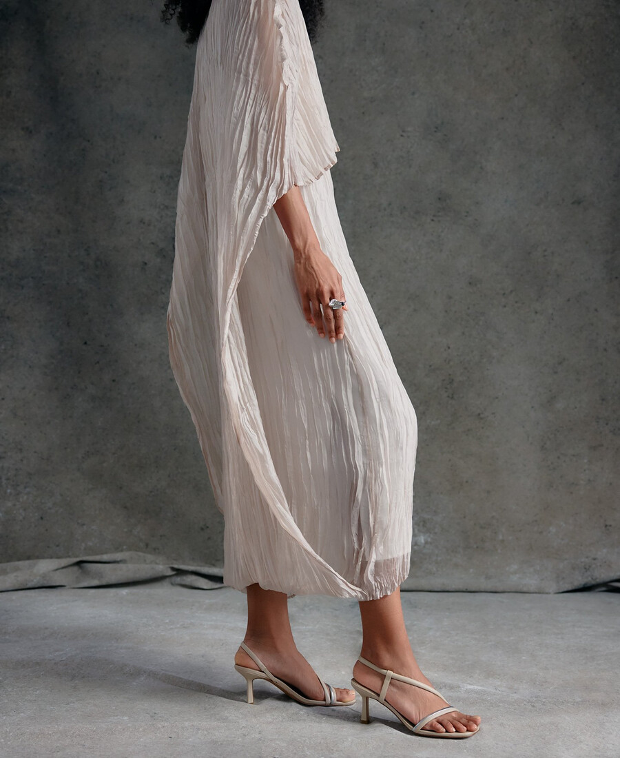 damen-sandalen mit absatz aus leder