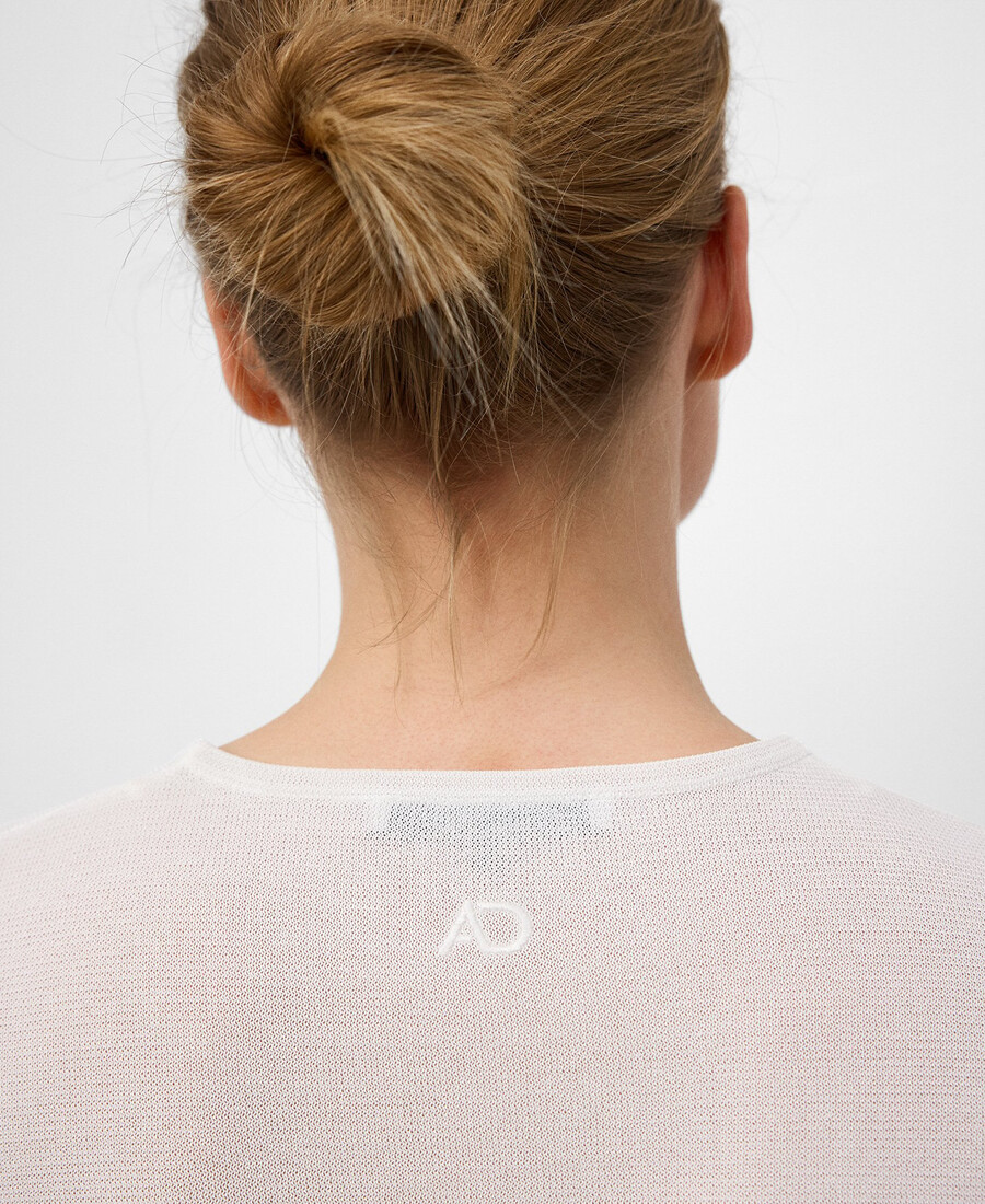 feinstrickpullover mit kurzen Ärmeln für damen