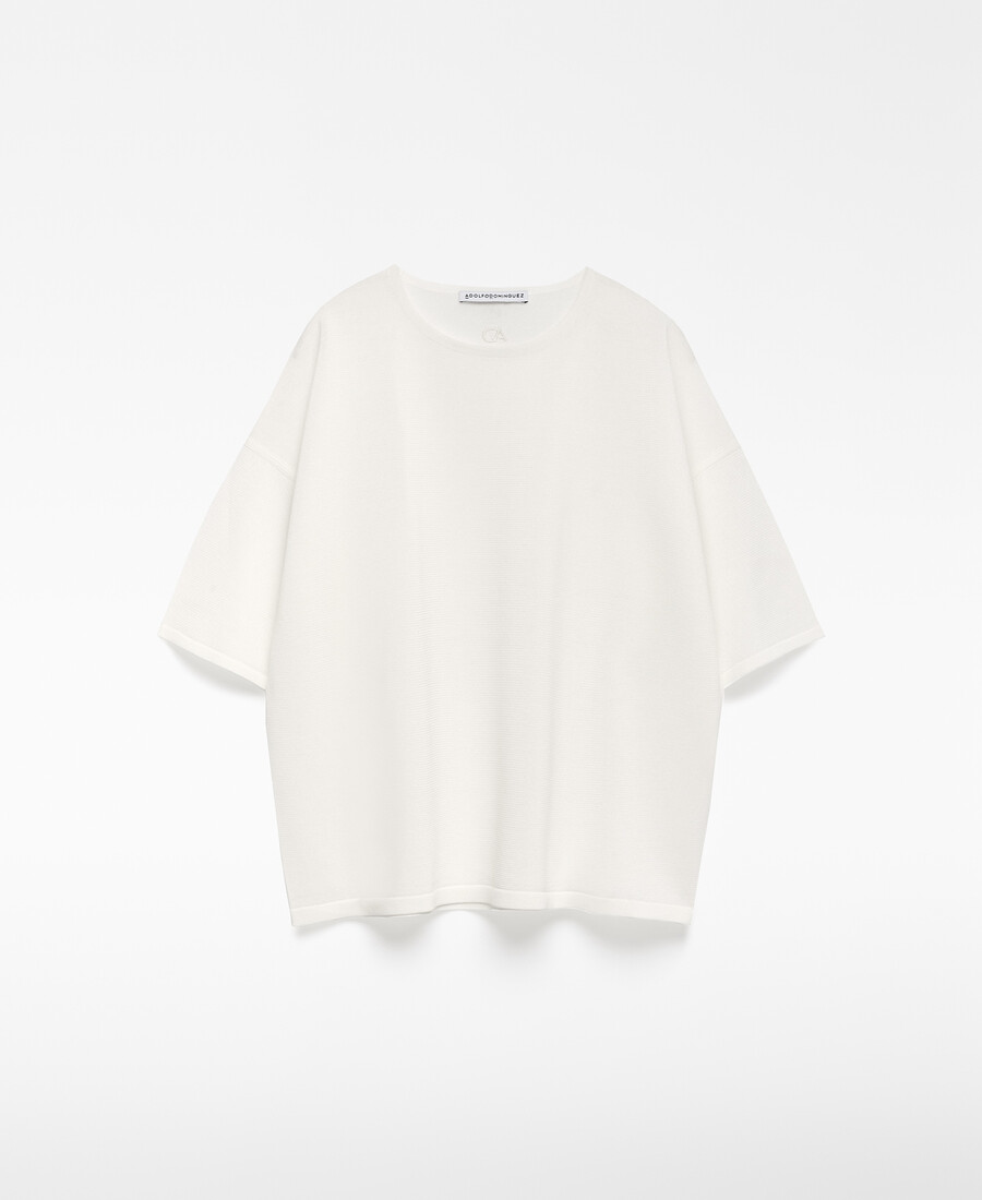 feinstrickpullover mit kurzen Ärmeln für damen