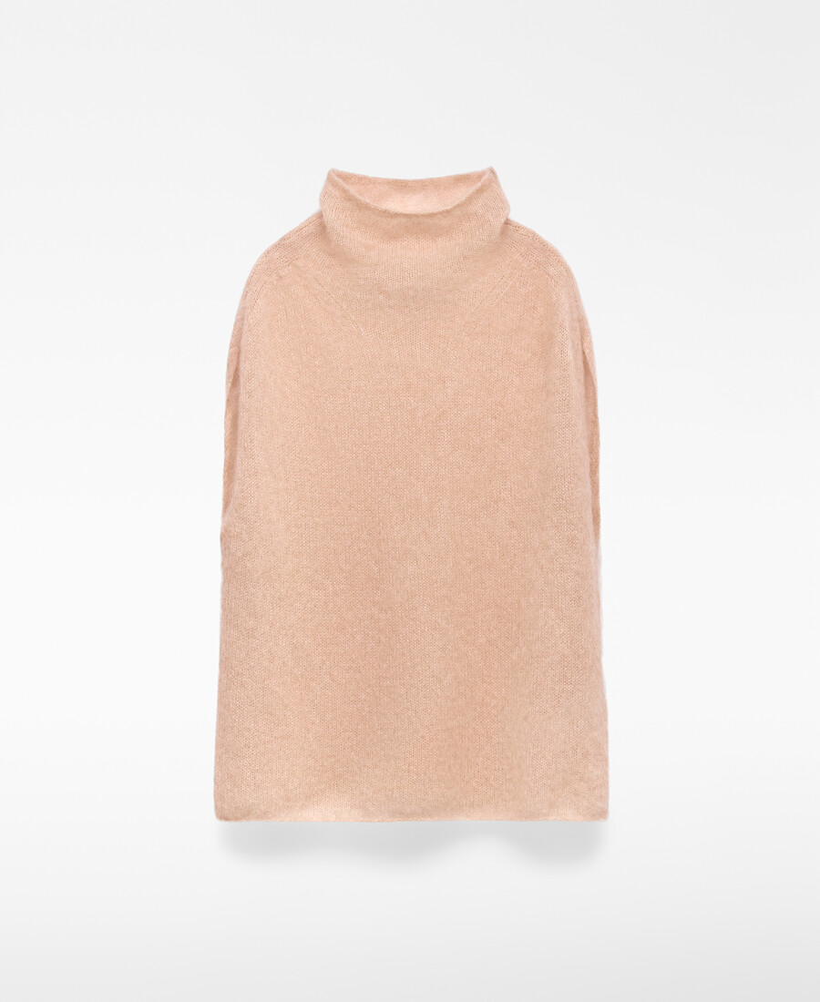 strickpullover mit armausschnittärmeln für damen