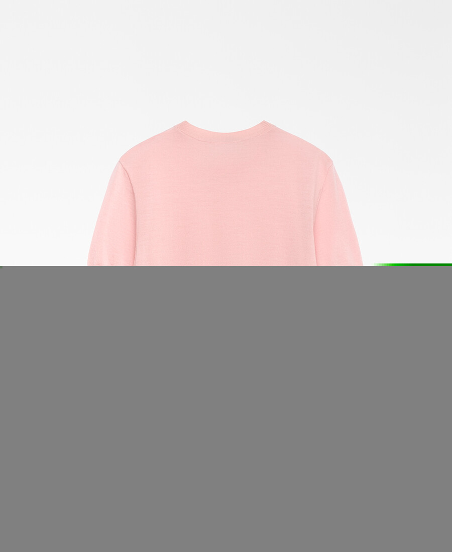 damenpullover aus merinowolle mit kurzen Ärmeln