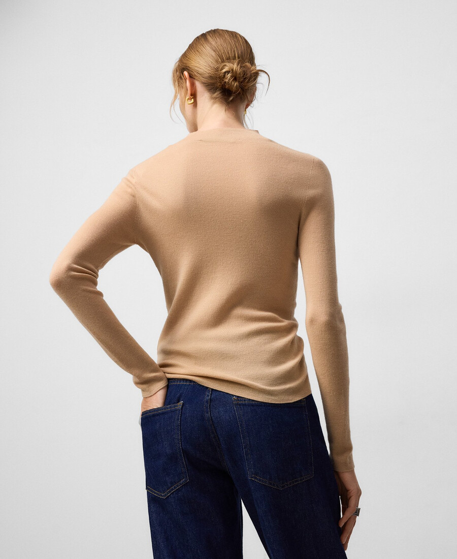 damenpullover aus merinowolle tailliert