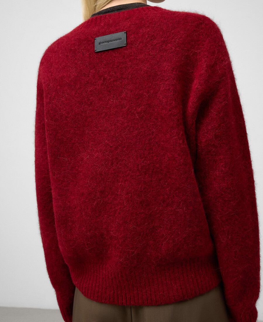 strickpullover mit v-ausschnitt für damen