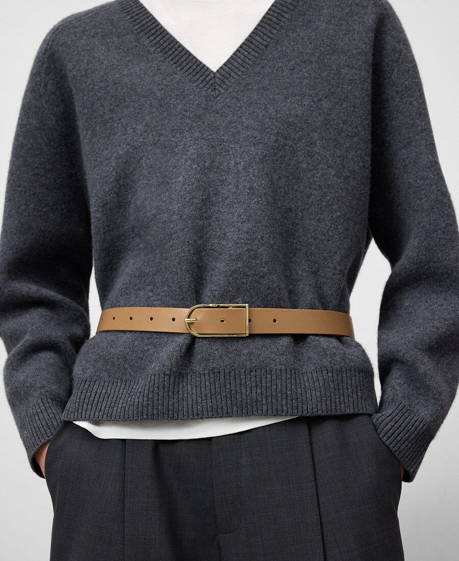 wollpullover mit v-ausschnitt für damen